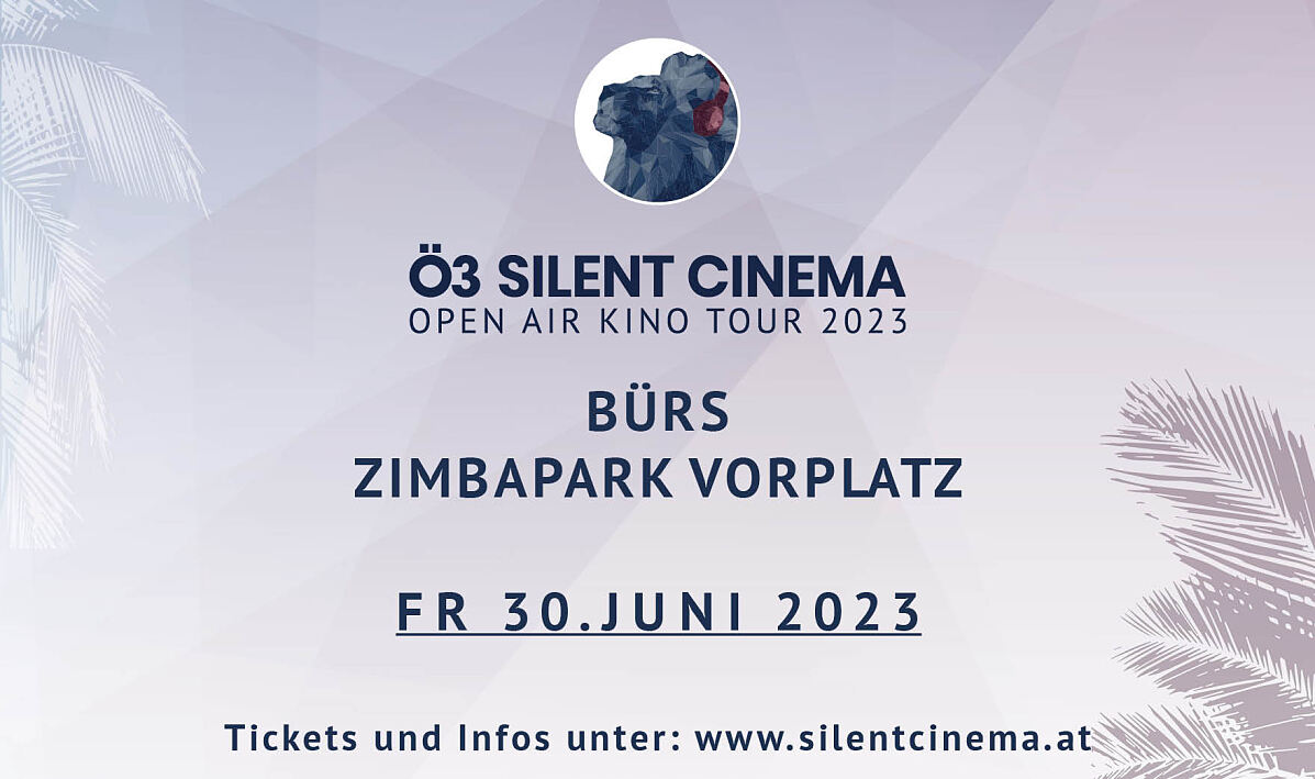 Die Vorfreude auf das Ö3 Silent Cinema am 30. Juni auf dem ZIMBAPARK Vorplatz ist groß.